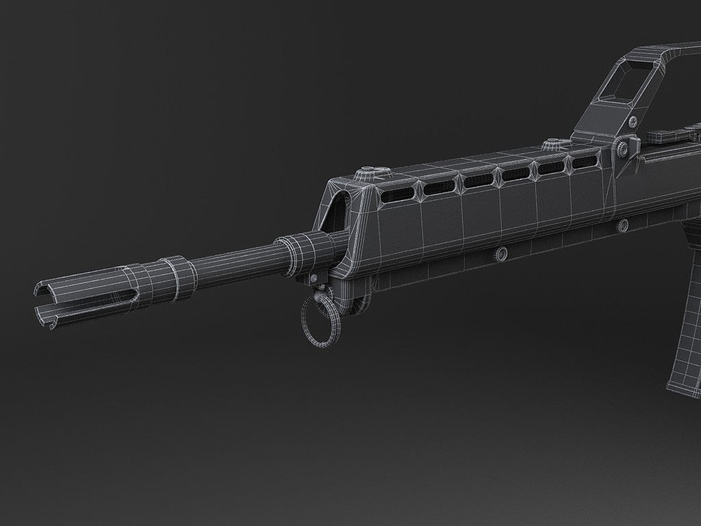 Heckler Koch G36 assault rifle 3D model_16