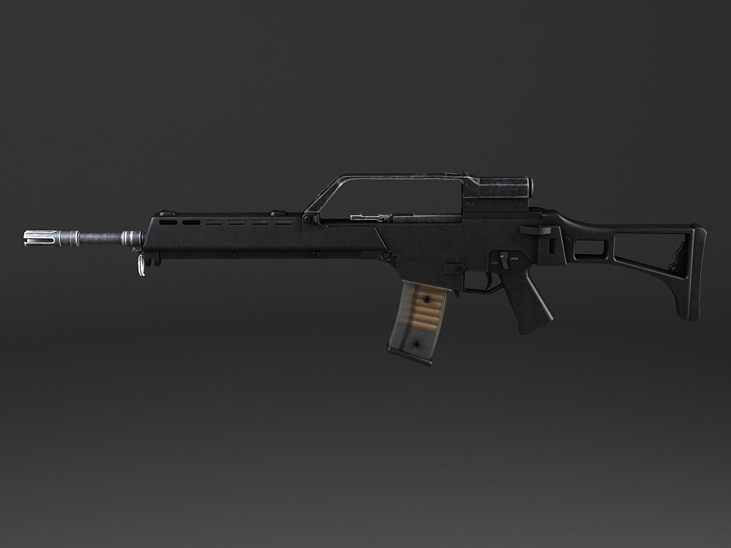 Heckler Koch G36 assault rifle 3D model_6