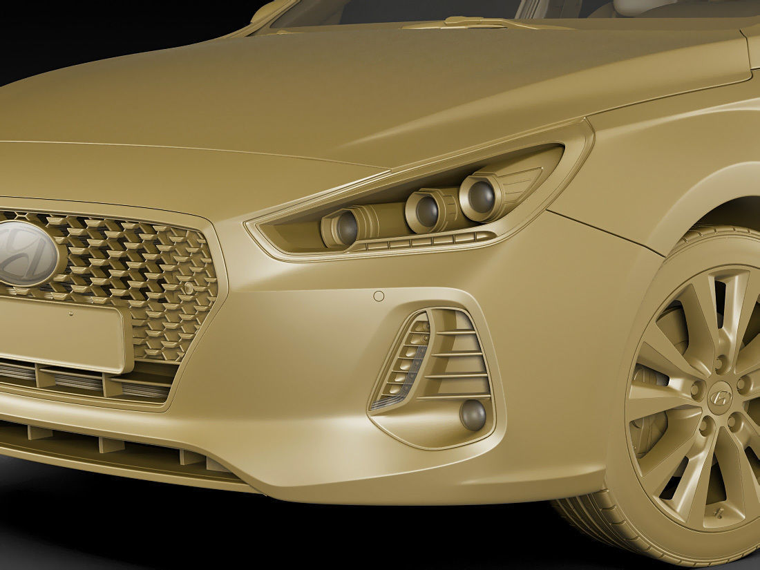 Hyundai i30 2017 3D model_16