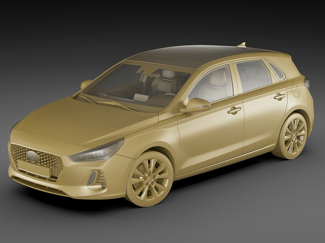 Hyundai i30 2017 3D model_14