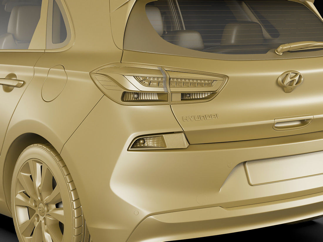 Hyundai i30 2017 3D model_17