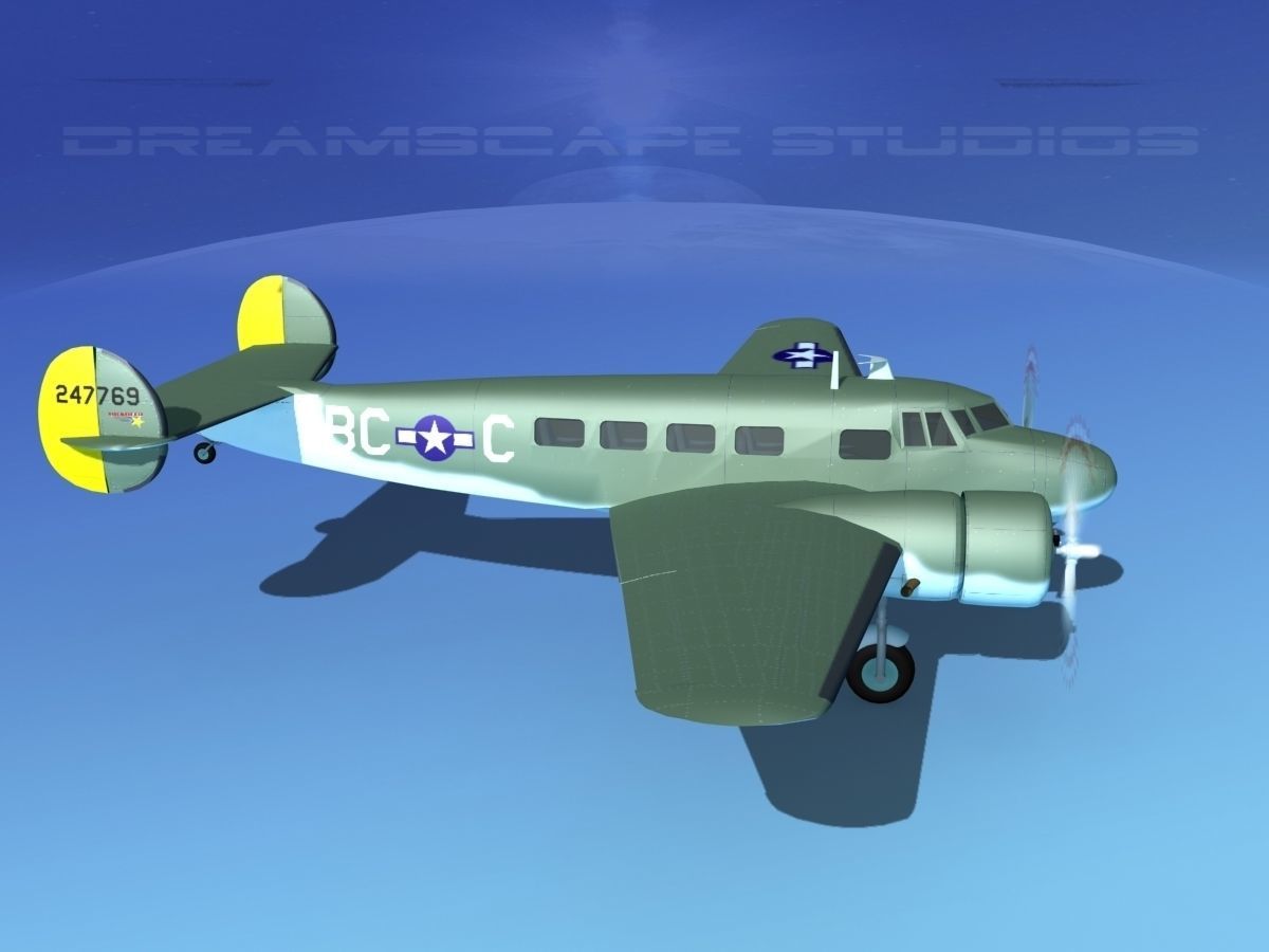Lockheed C-37 US Army Air Force 3D model_4