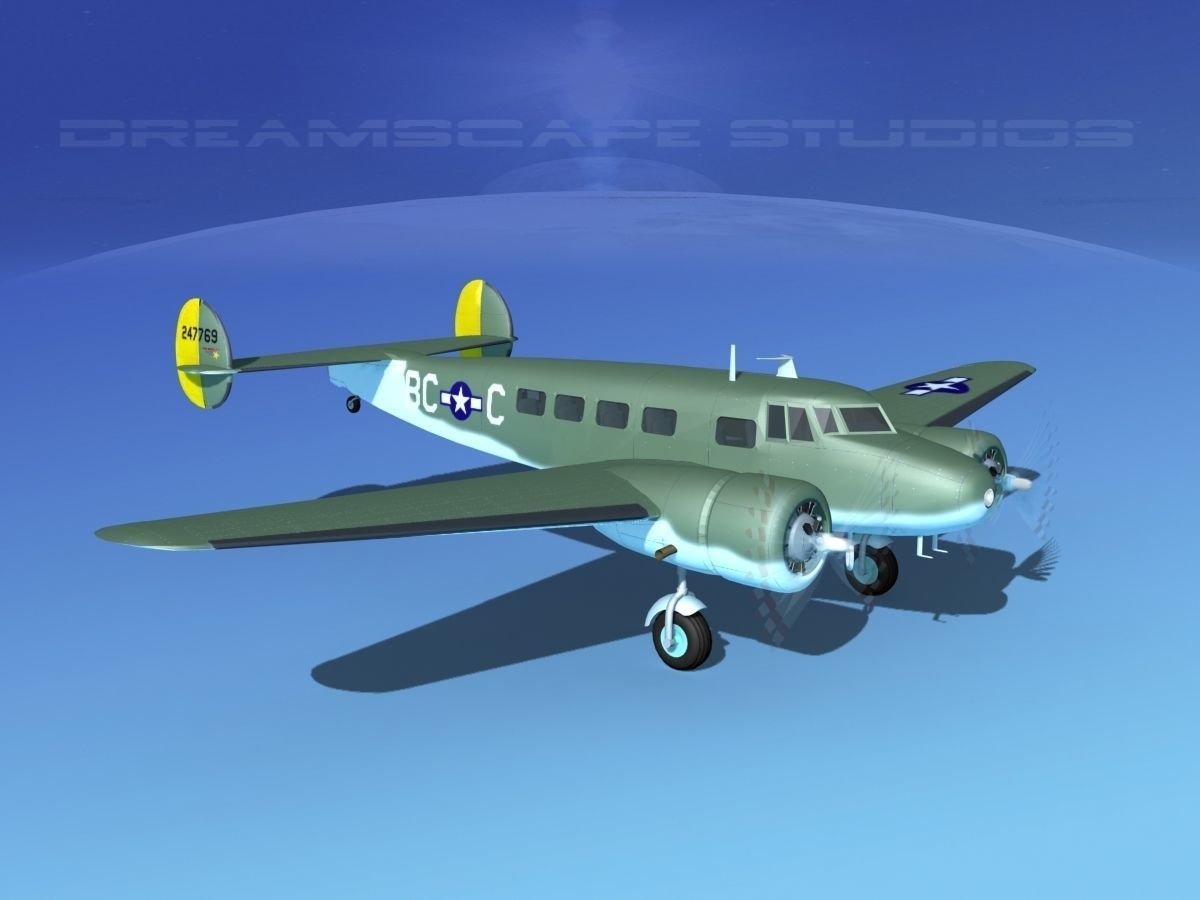 Lockheed C-37 US Army Air Force 3D model_3