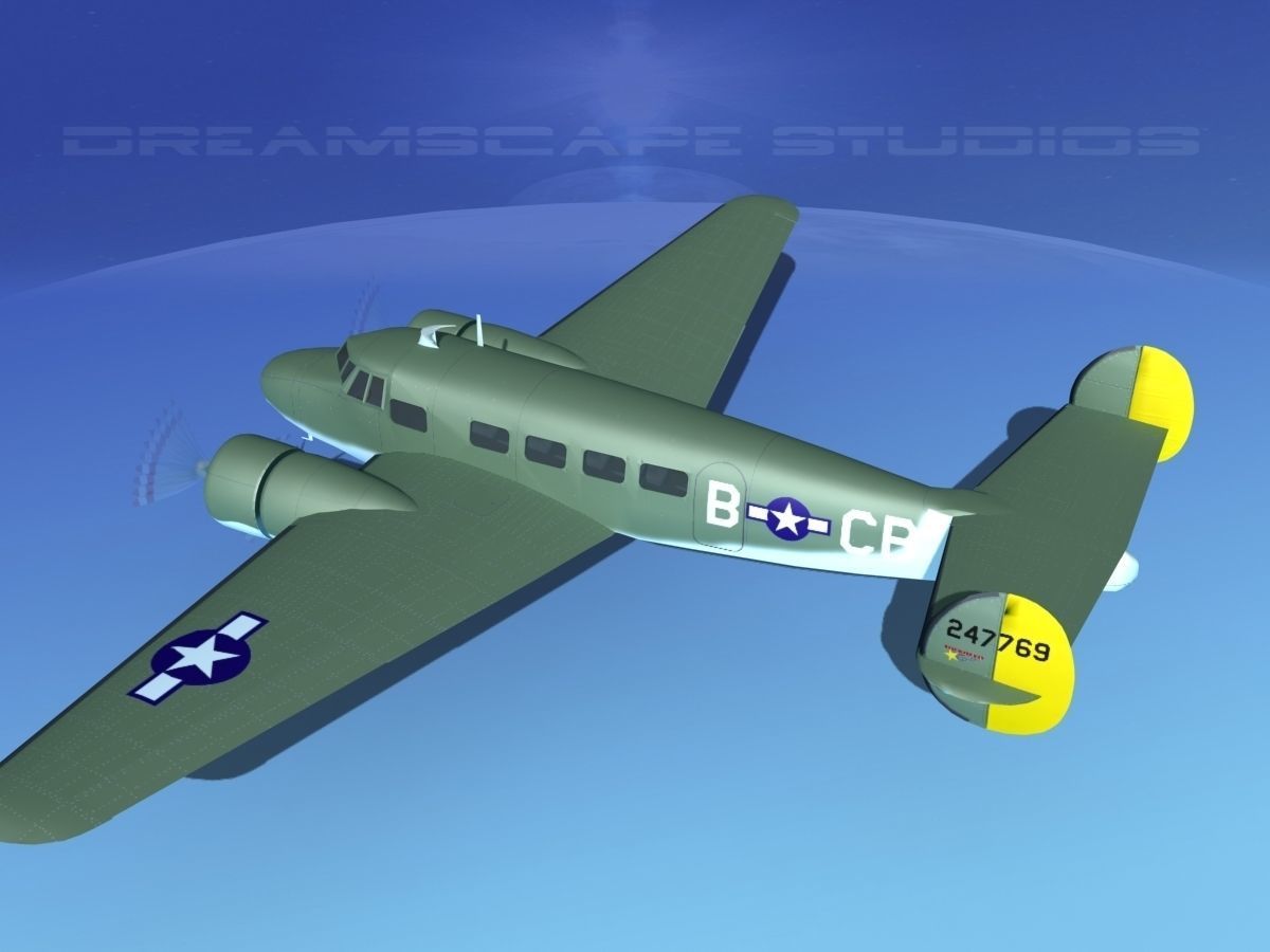 Lockheed C-37 US Army Air Force 3D model_8