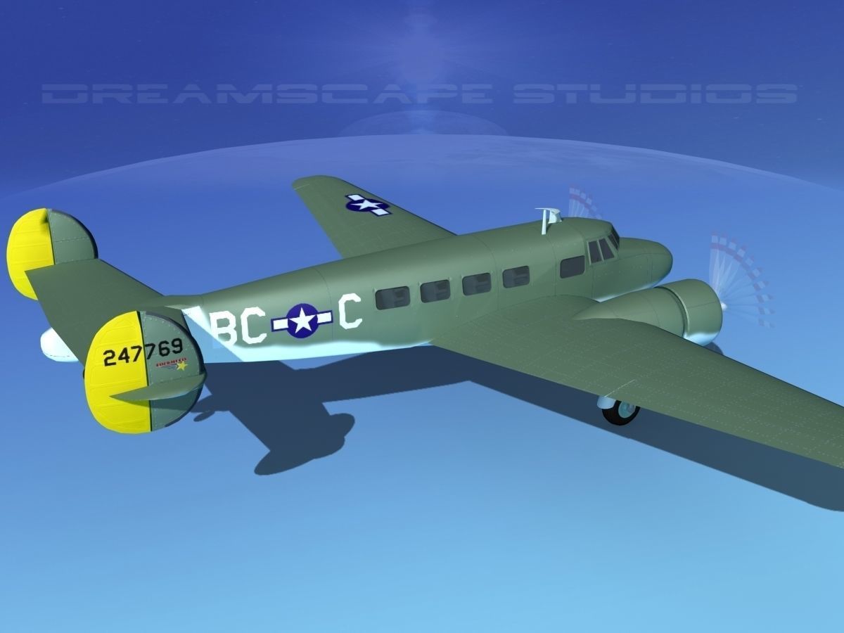 Lockheed C-37 US Army Air Force 3D model_5