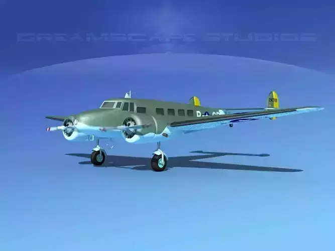 Lockheed C-37 US Army Air Force 3D model