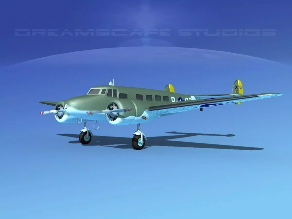 Lockheed C-37 US Army Air Force 3D model_0