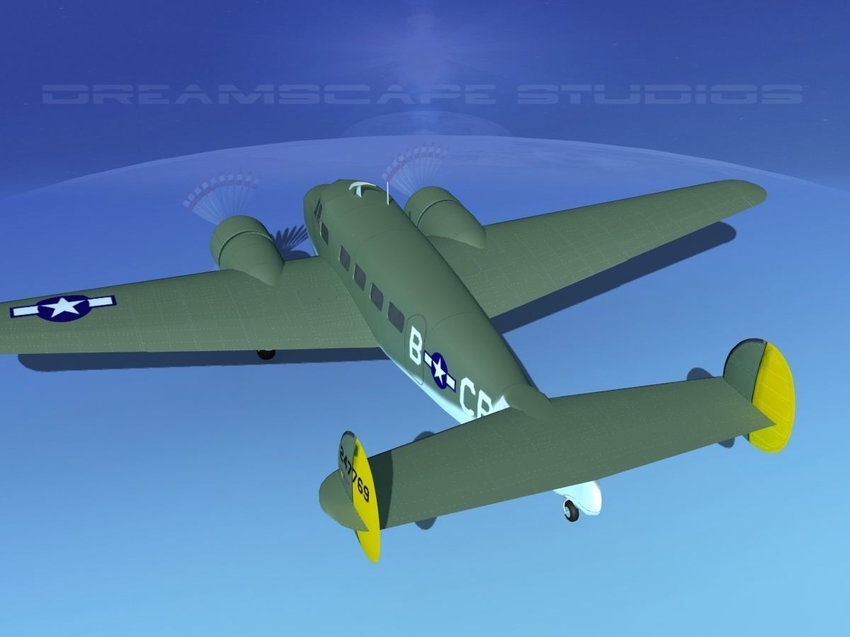 Lockheed C-37 US Army Air Force 3D model_7