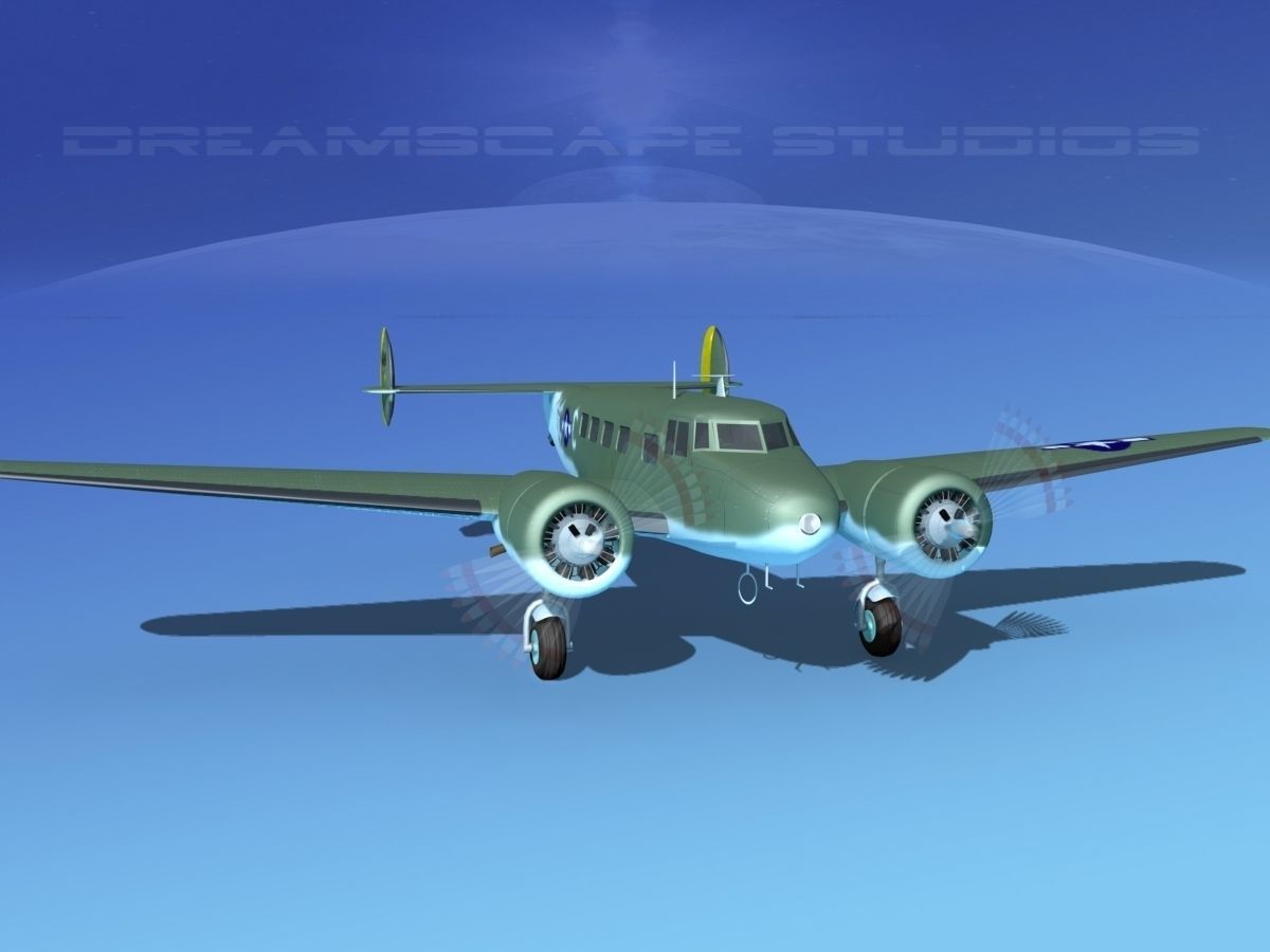 Lockheed C-37 US Army Air Force 3D model_2