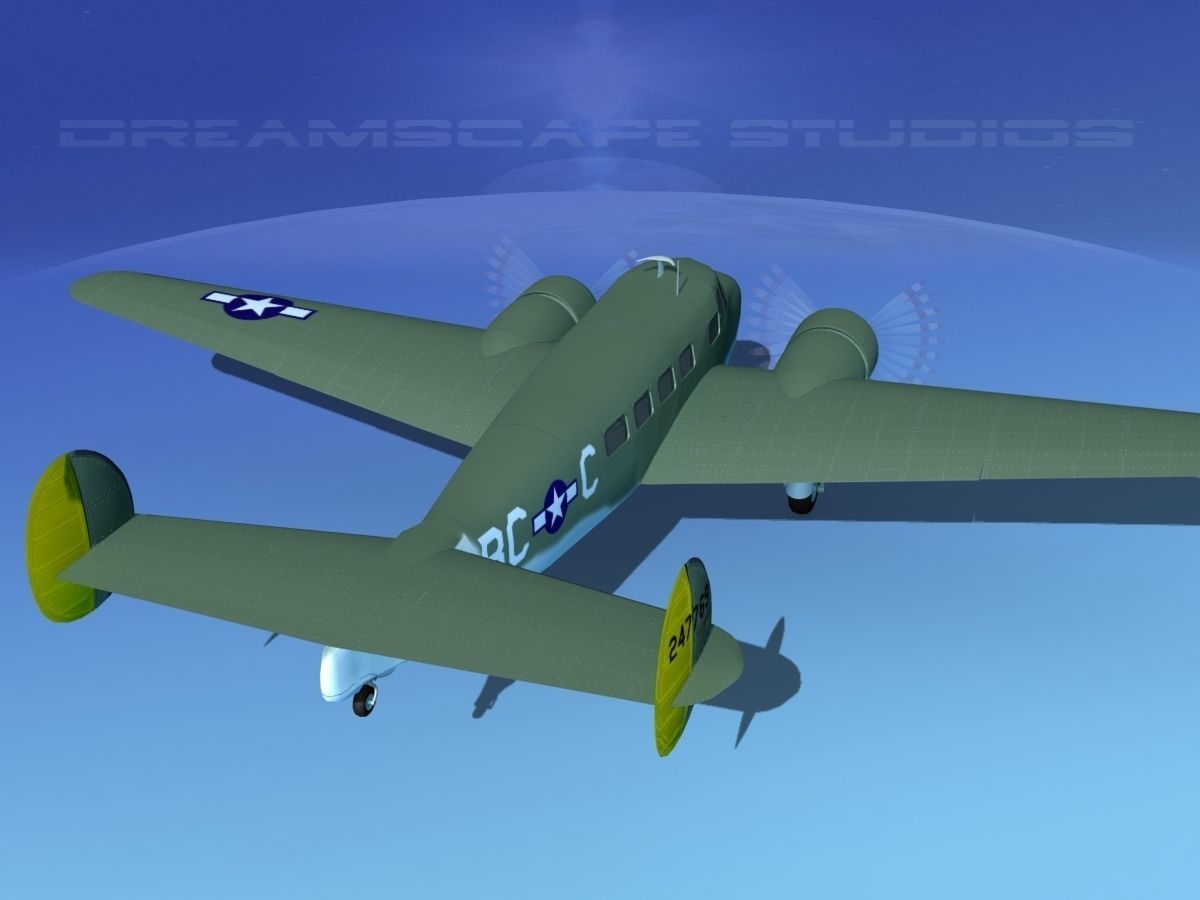 Lockheed C-37 US Army Air Force 3D model_6