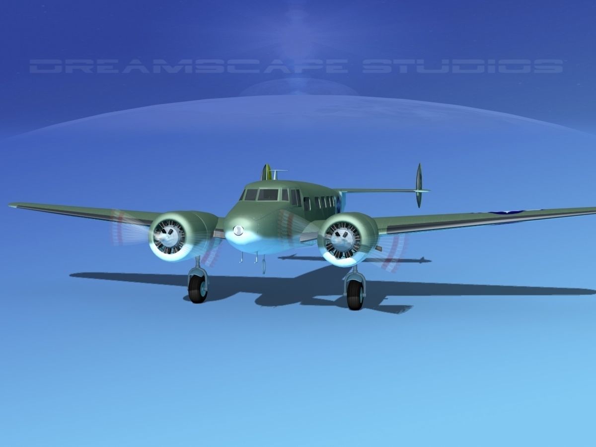 Lockheed C-37 US Army Air Force 3D model_1