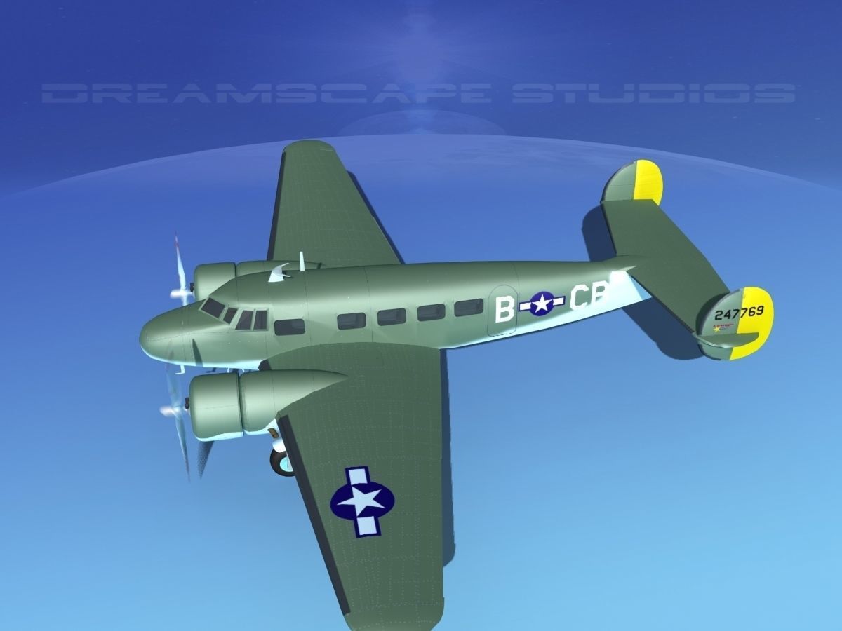 Lockheed C-37 US Army Air Force 3D model_9