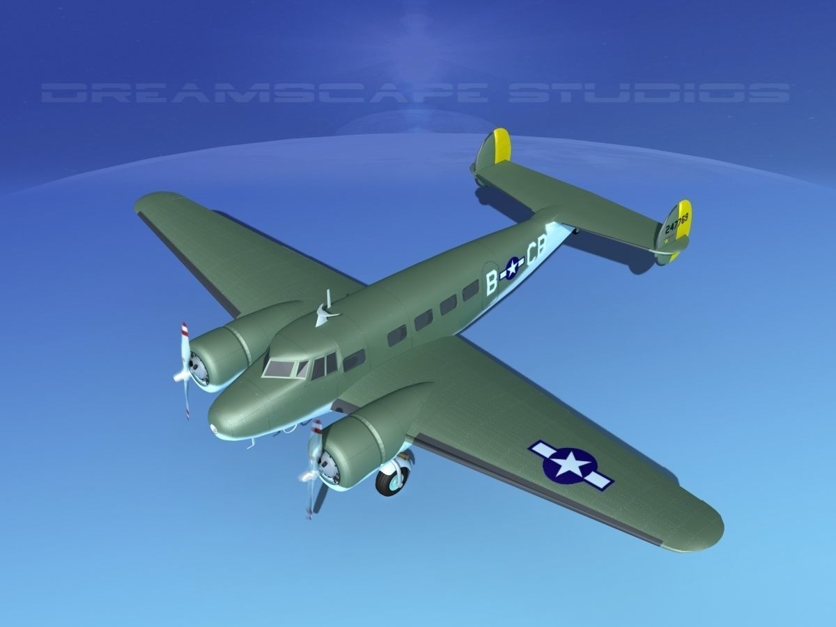 Lockheed C-37 US Army Air Force 3D model_10