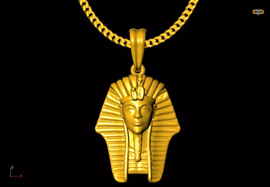 Egypy pendant charms - one inch pendant 3D print model