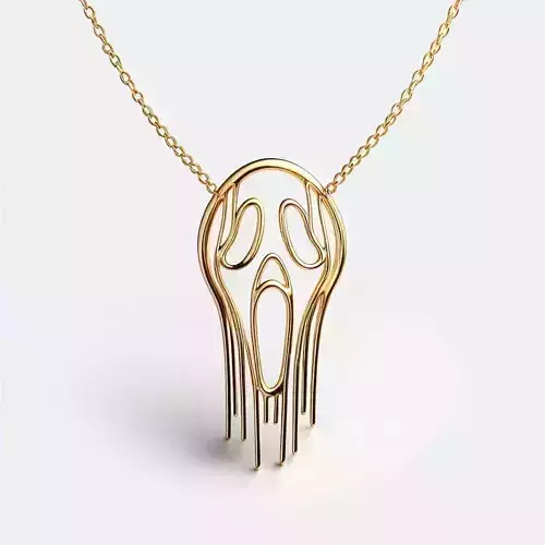 Unique Ghost Pendant 2
