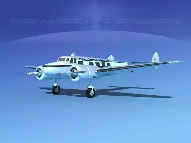 Lockheed L10 Electra Aero North 3D model