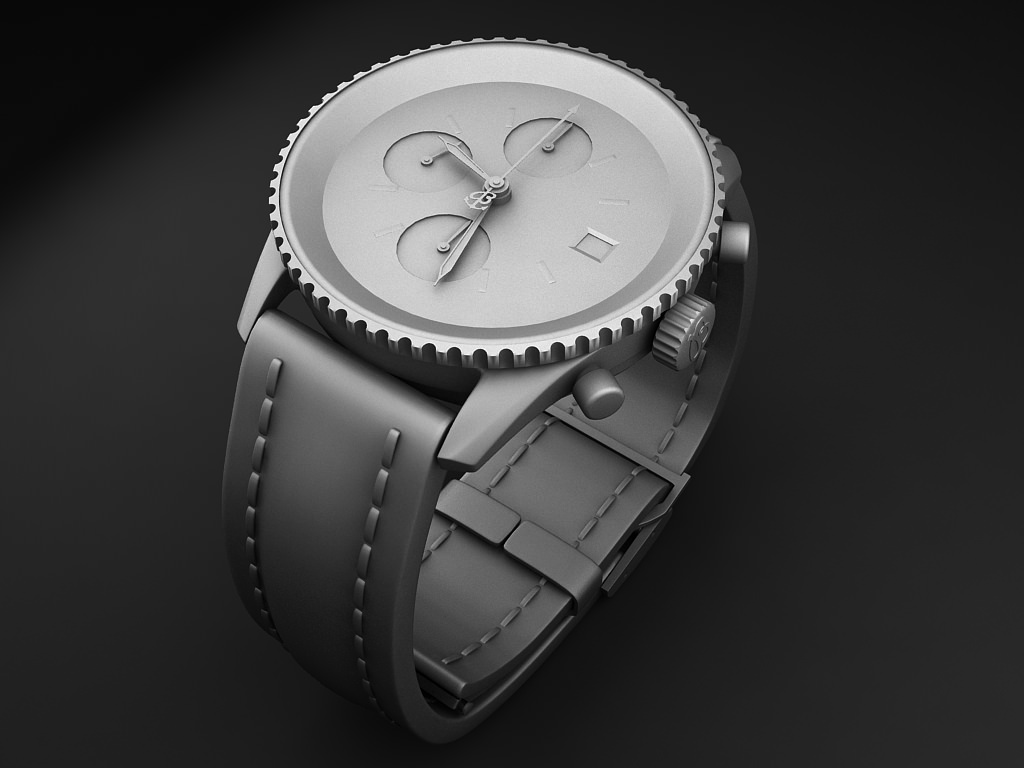 Breitling Old Navitimer II 3D model_10