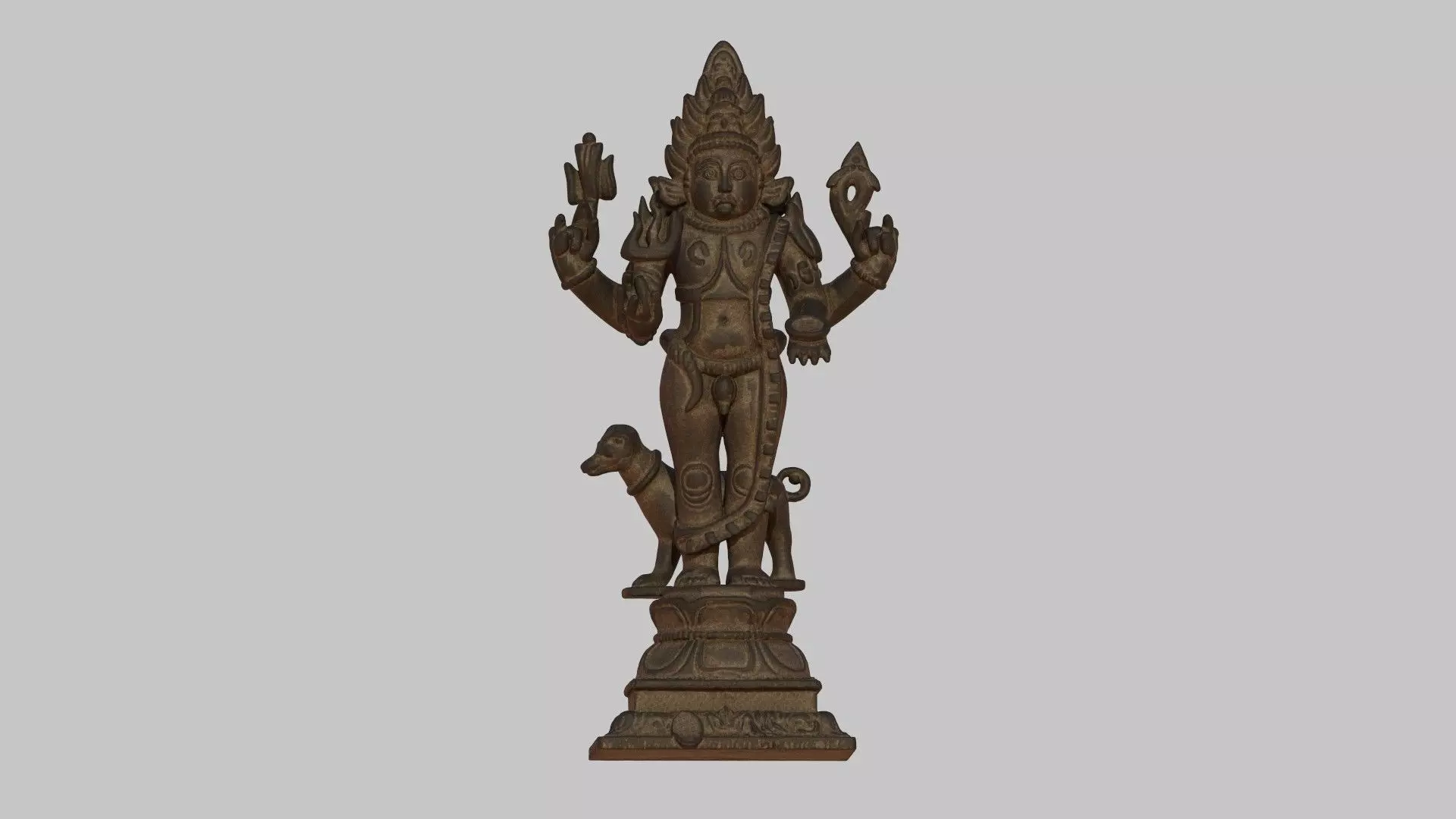 statue of Bhairava 3D model