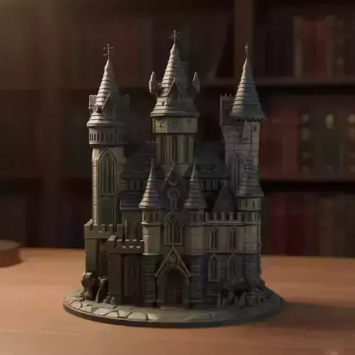 Wizard Fantasy Castle Inspired by Harry Potter