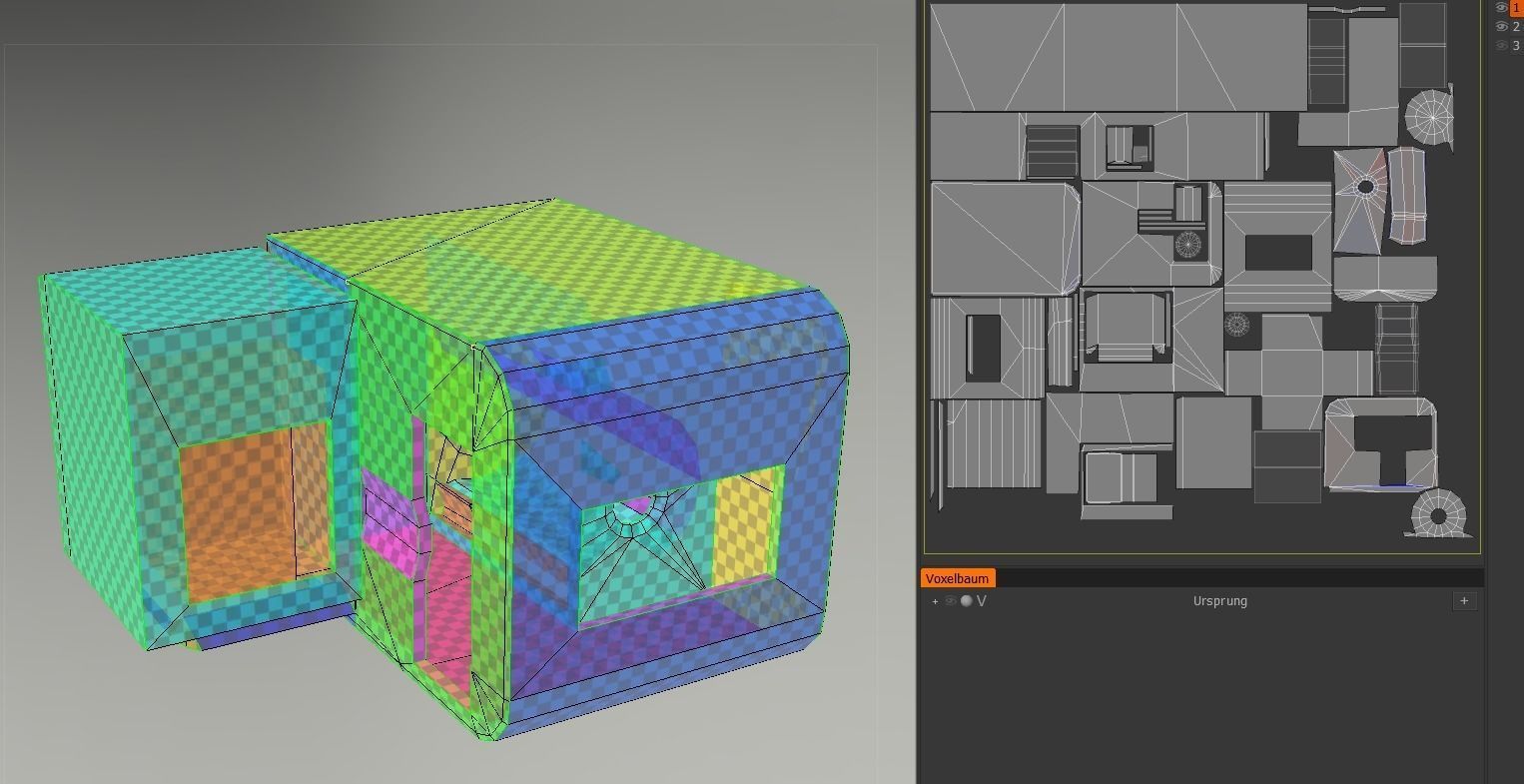 Futuristic Living Module Low Poly Model Low-poly 3D model_11