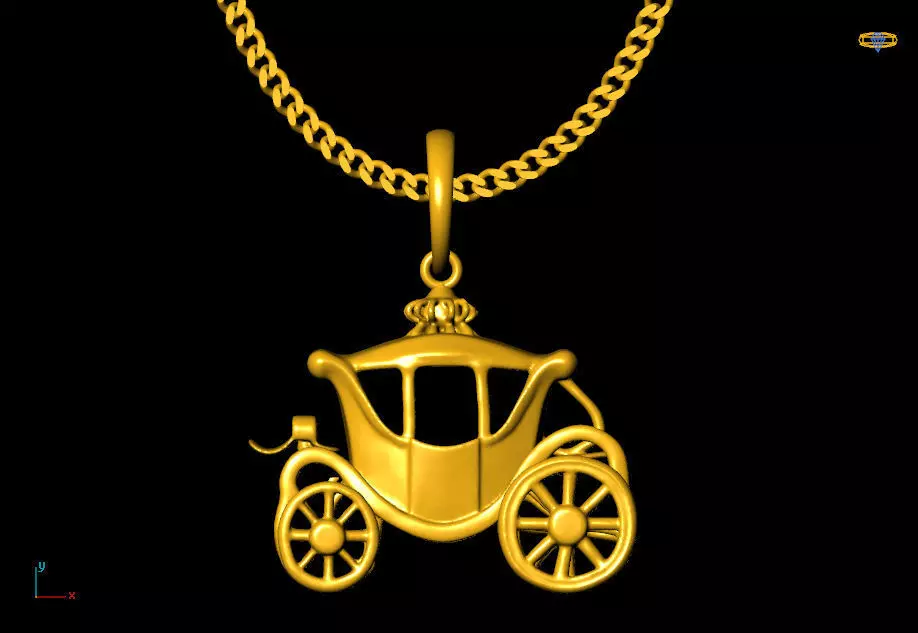 Buggi pendant charms - one inch pendant 3D print model