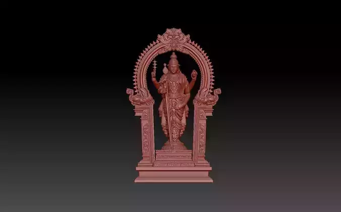 lord thirunchandur mrugan statue 