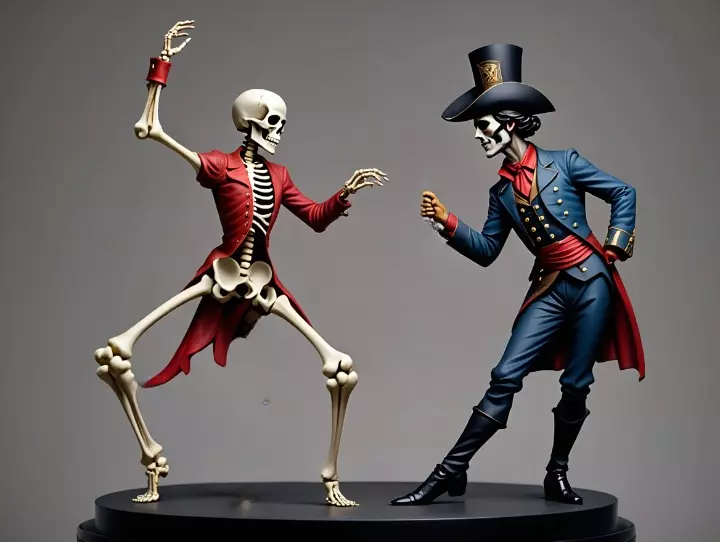 3069 Tango of Life and Death 3D Printed Minimalist Statues 3D print model