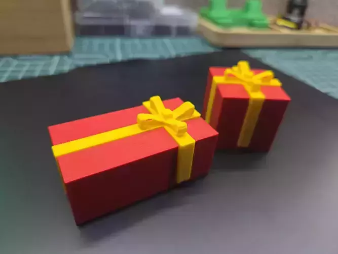 Modular Gift Box with Detachable Ribbon