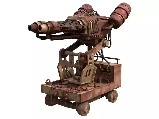 Flamethrower Turret-1-Rusty-Desert