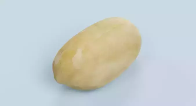 Peanut - Shelled Natural Kernel 3D model 2