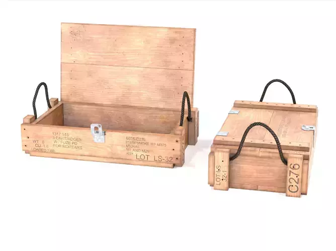 Wooden Ammo Box