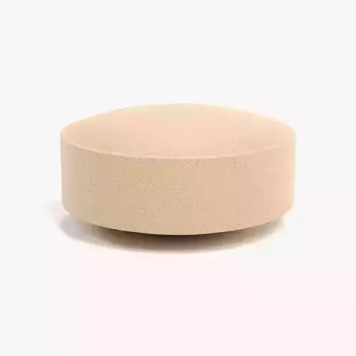 Pill  V2 - Beige Round Medical Tablet 