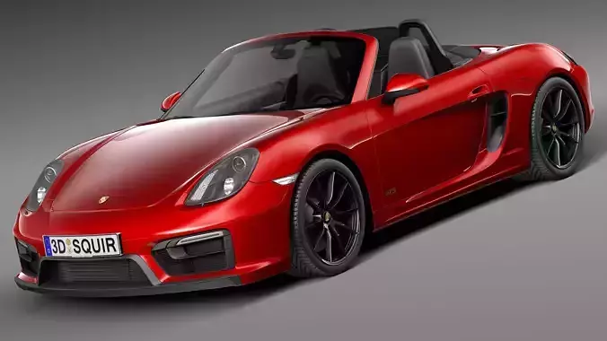 Porsche Boxster GTS 2015 3D model