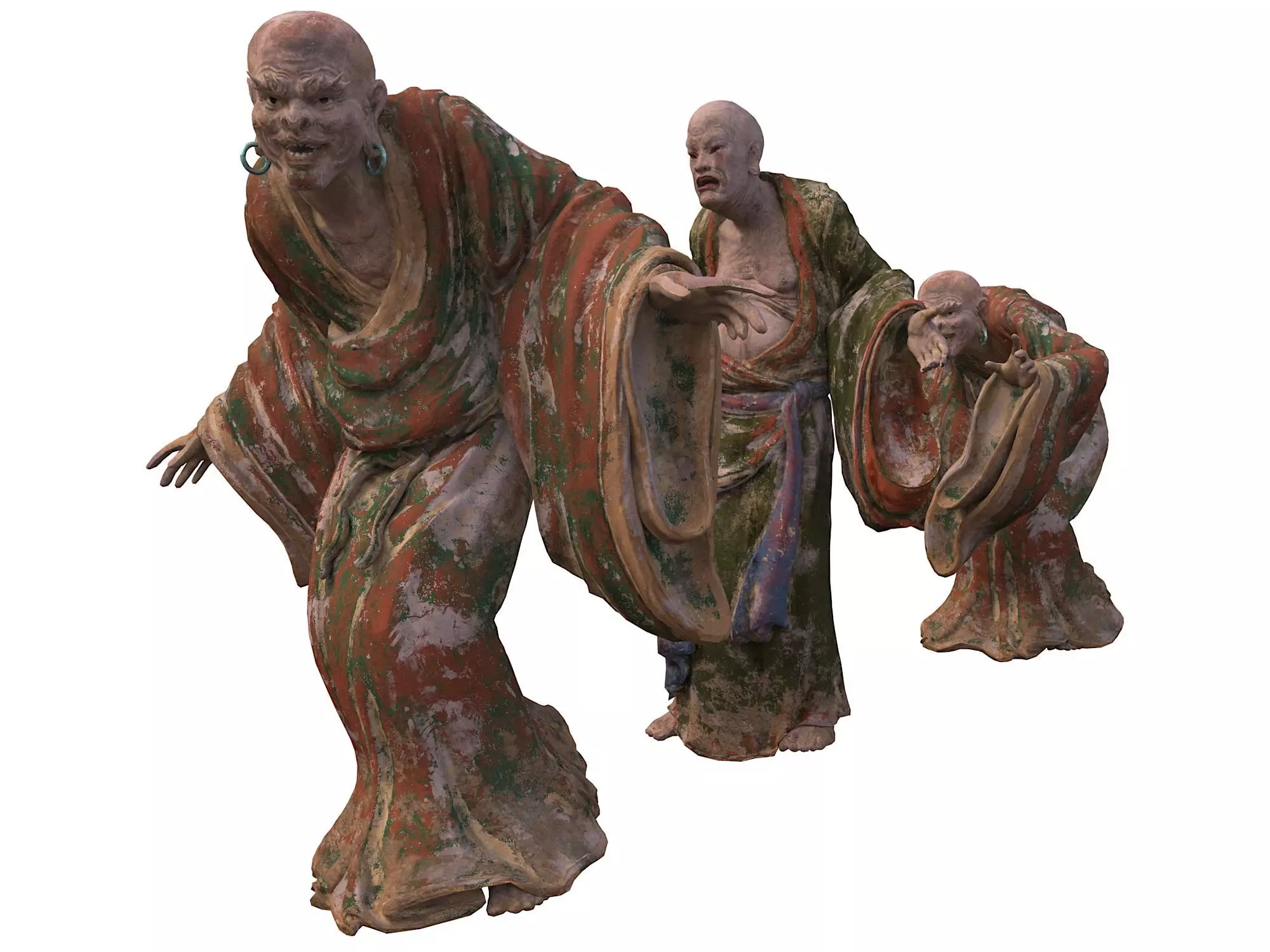 Deity Statue Sculpture 3D model