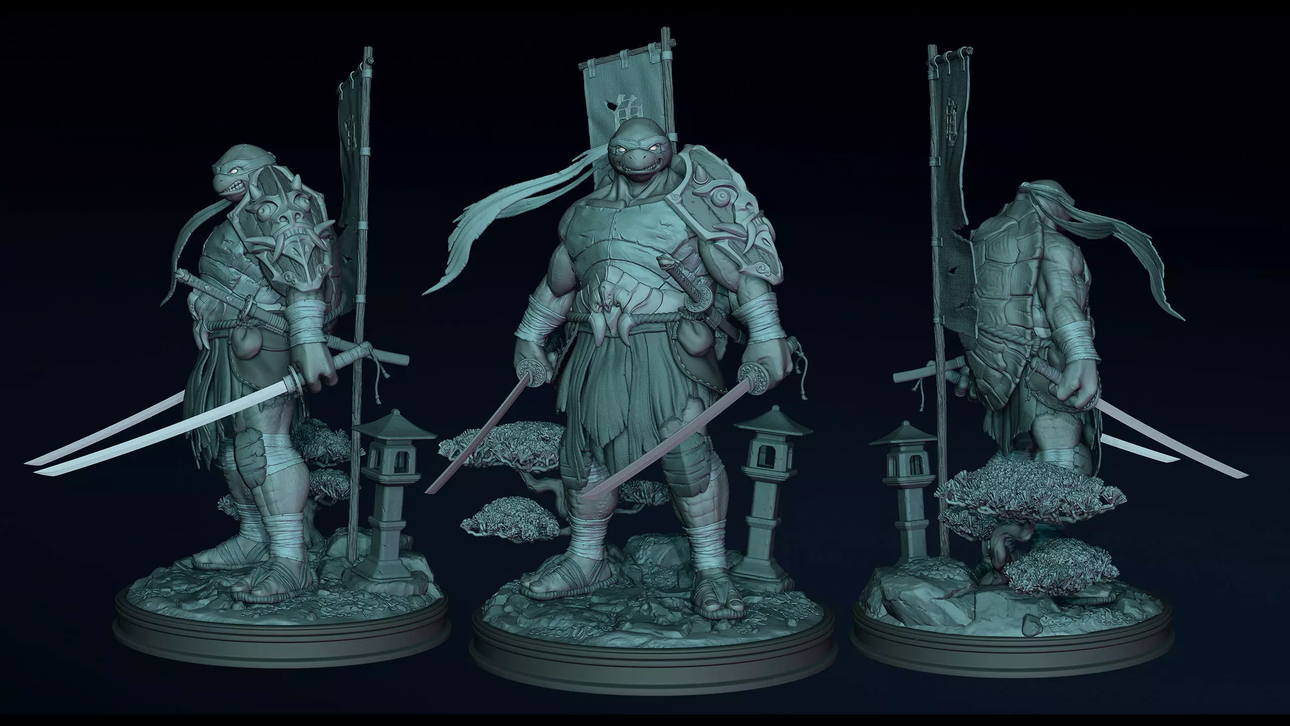 Ninja Leo 3D Printable STL Free 3D print model