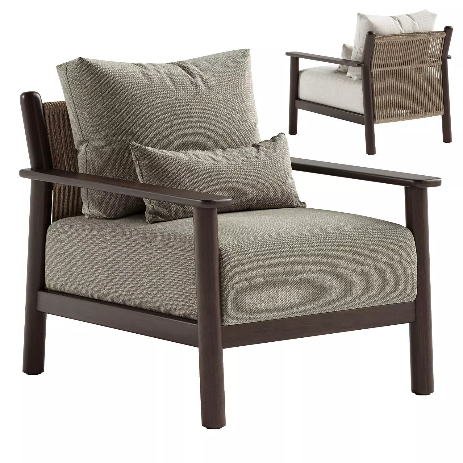 Tahiti Lounge Chair 3D model