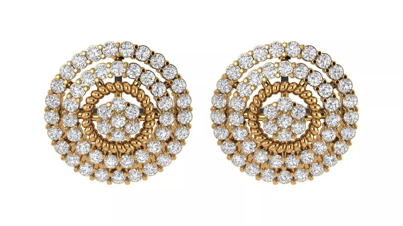 Antiqe Earrings 3D print model