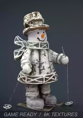 Snowman Skiing