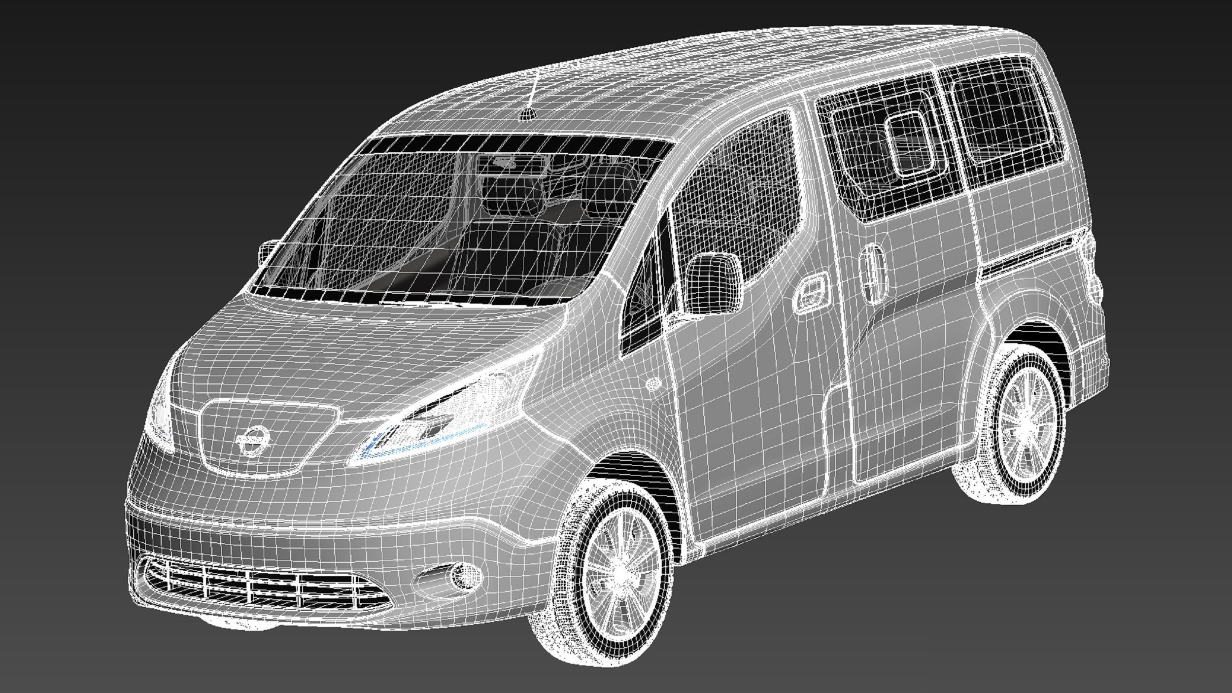 Nissan e-NV200 2015 3D model_16