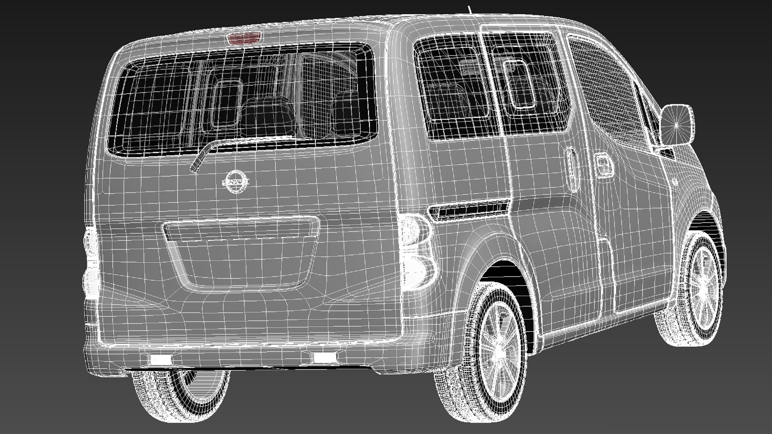Nissan e-NV200 2015 3D model_17