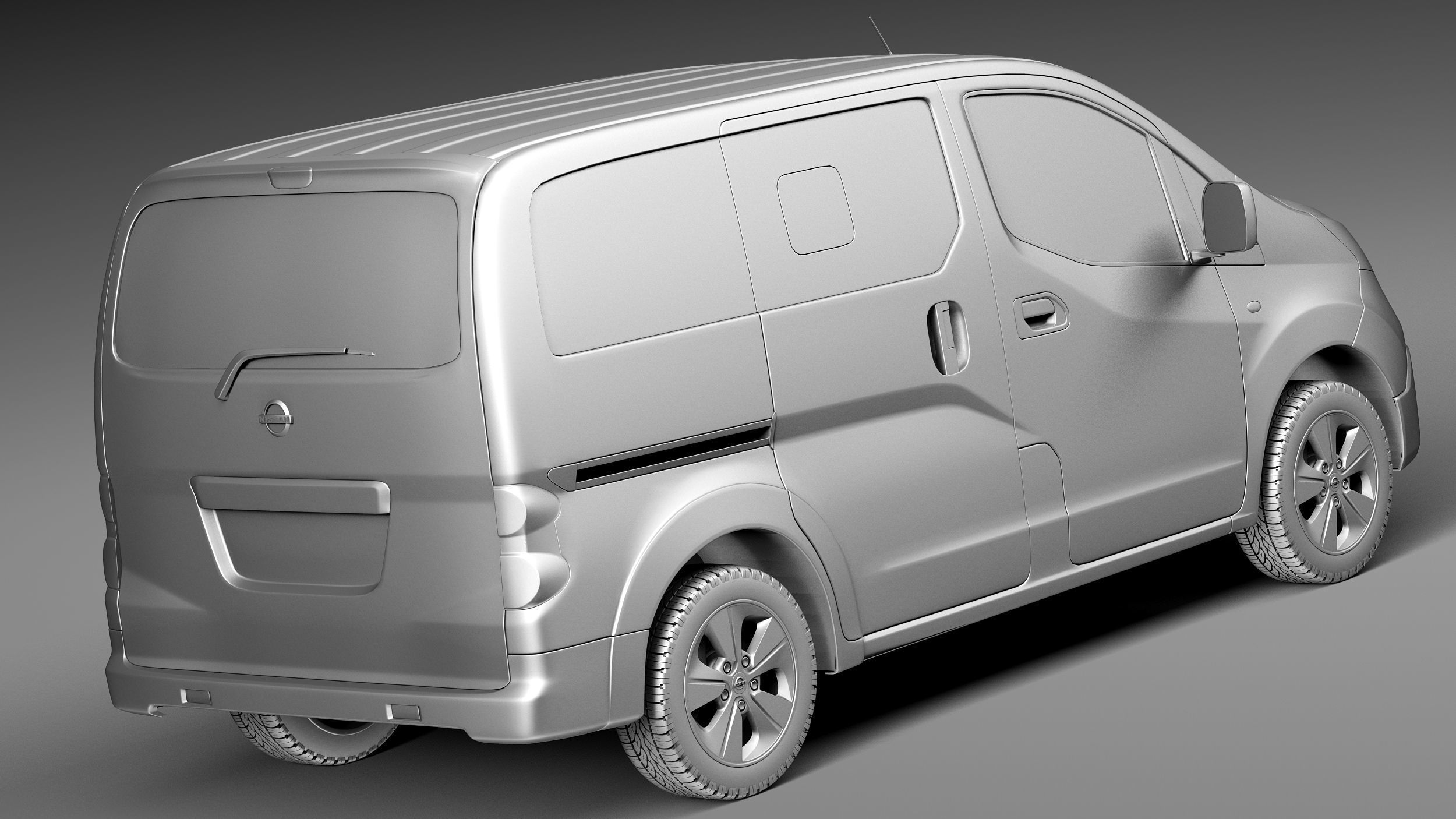 Nissan e-NV200 2015 3D model_12