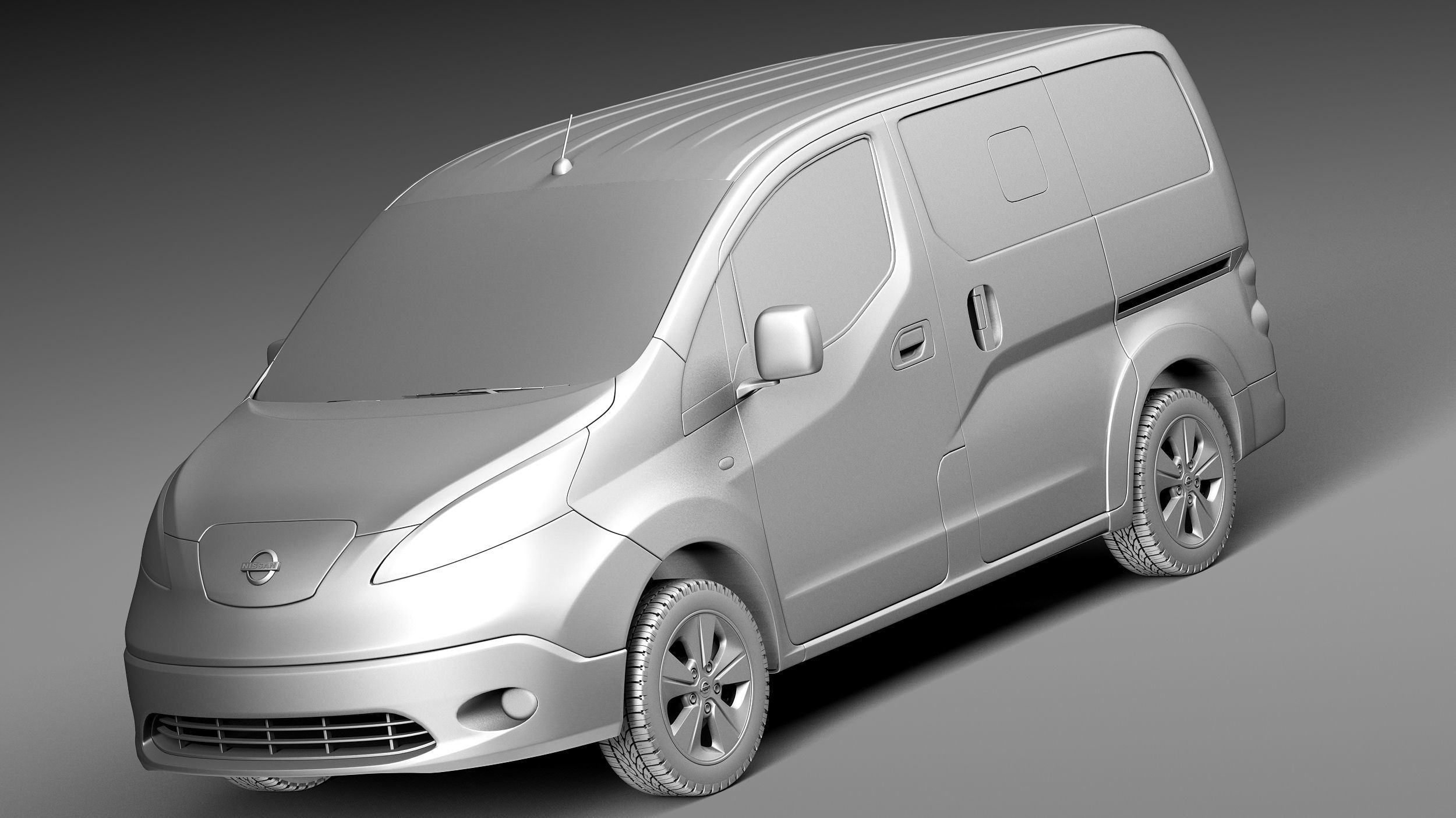 Nissan e-NV200 2015 3D model_8