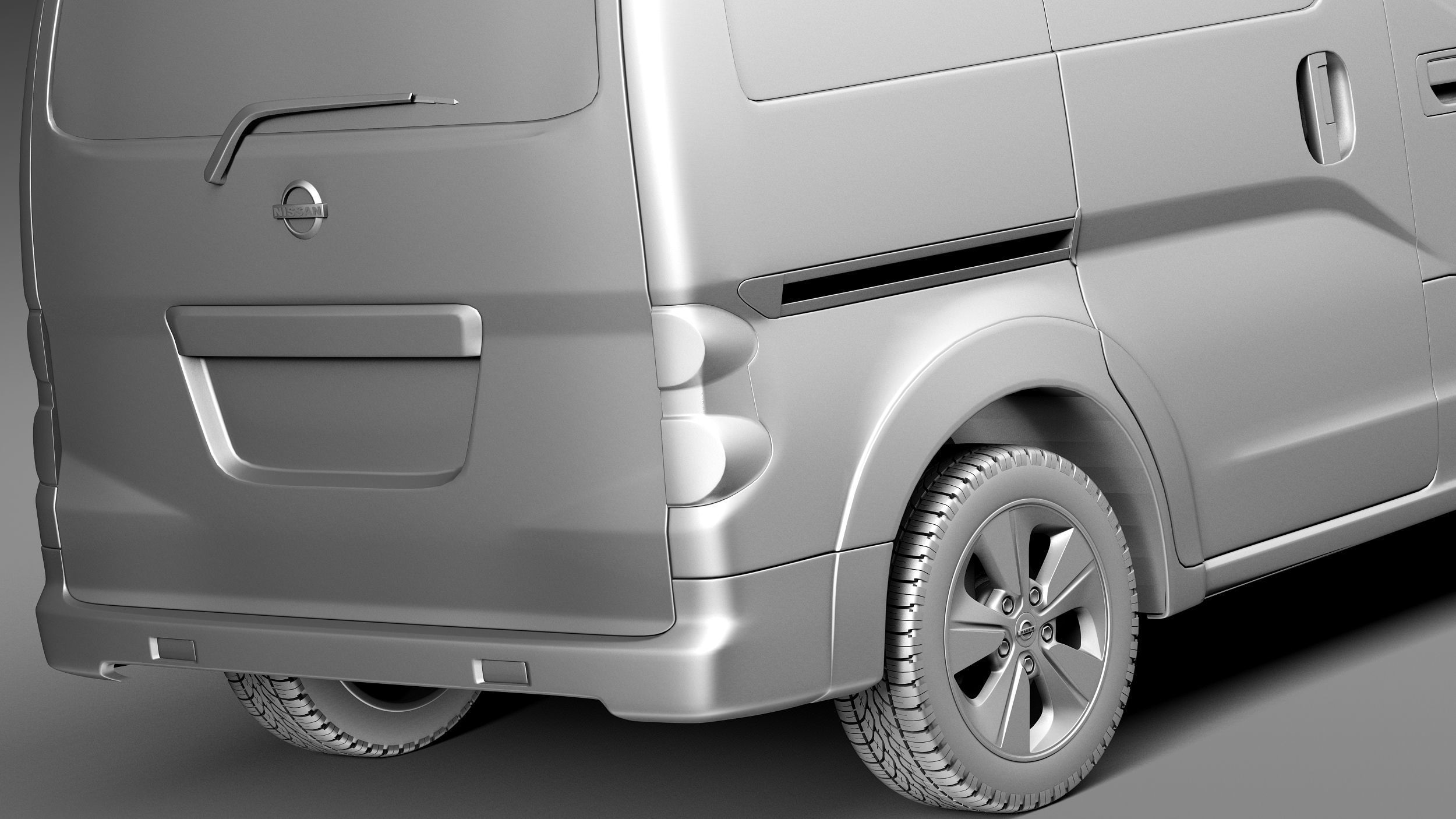 Nissan e-NV200 2015 3D model_11