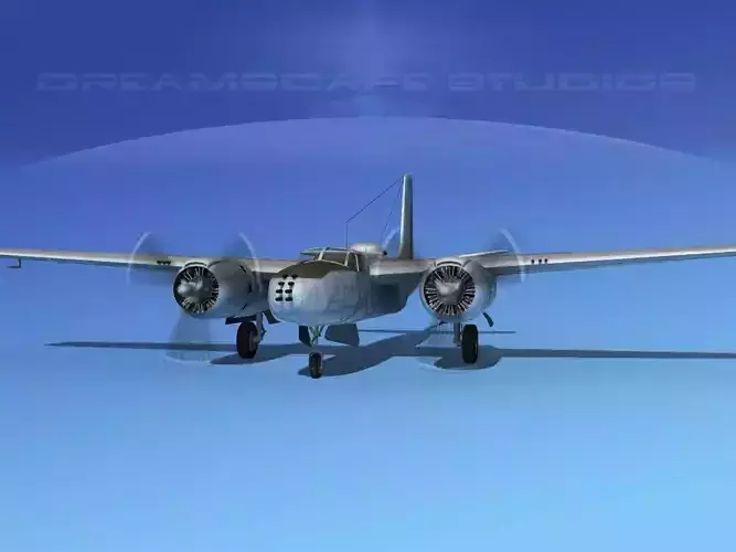 Douglas A-26B Invader 3D model