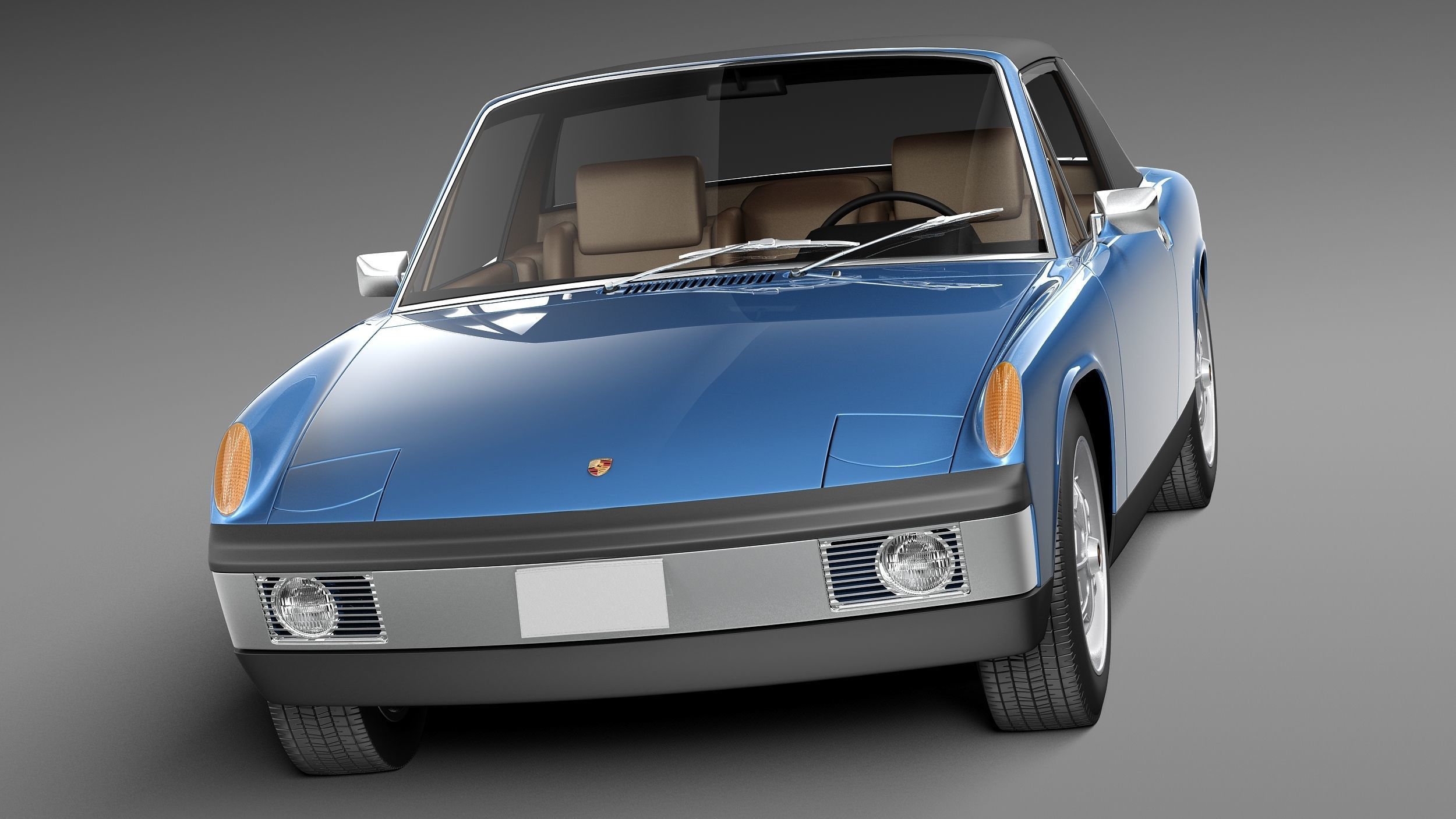 Porsche 914 1969-1976 3D model_1