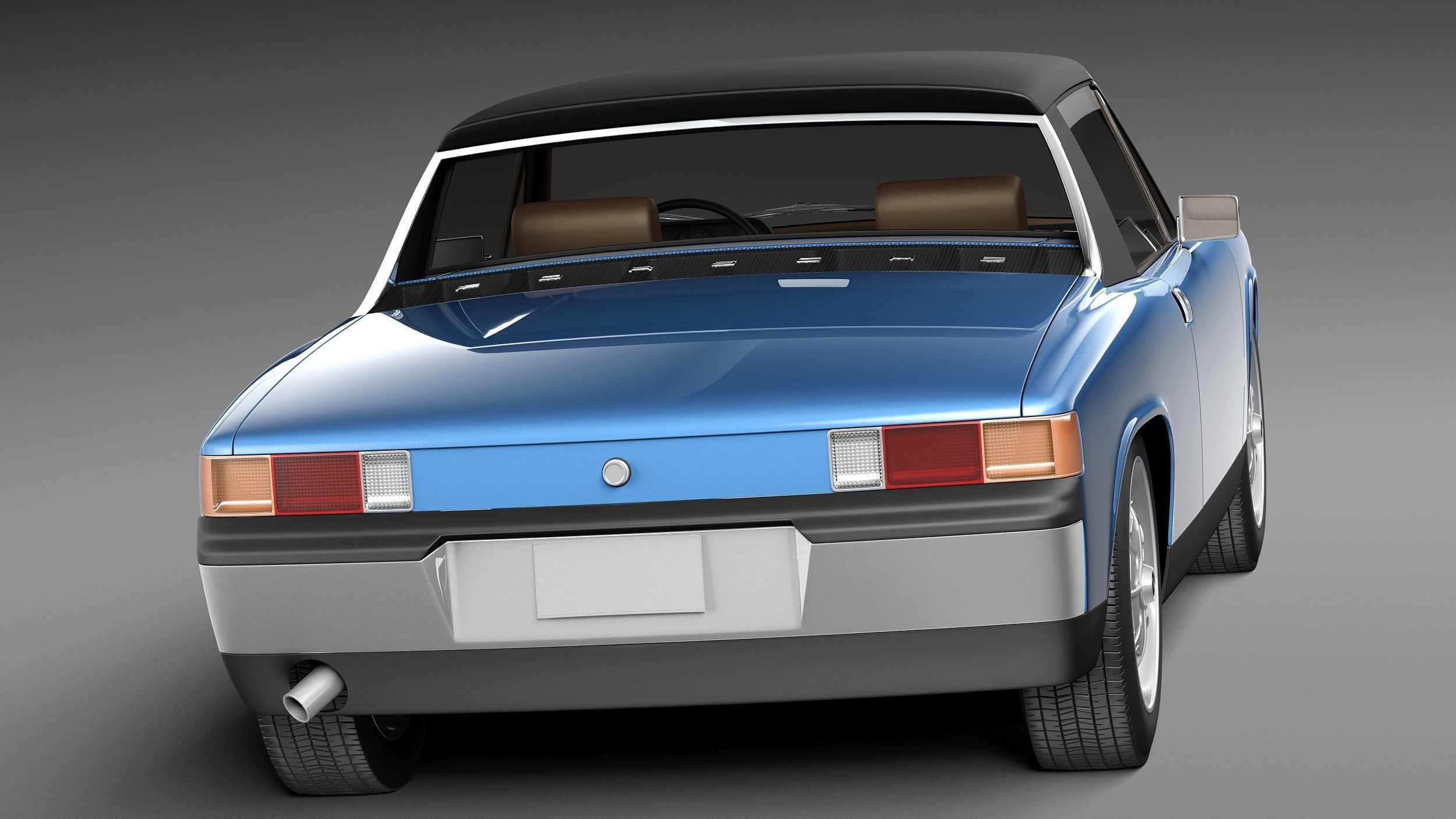 Porsche 914 1969-1976 3D model_5