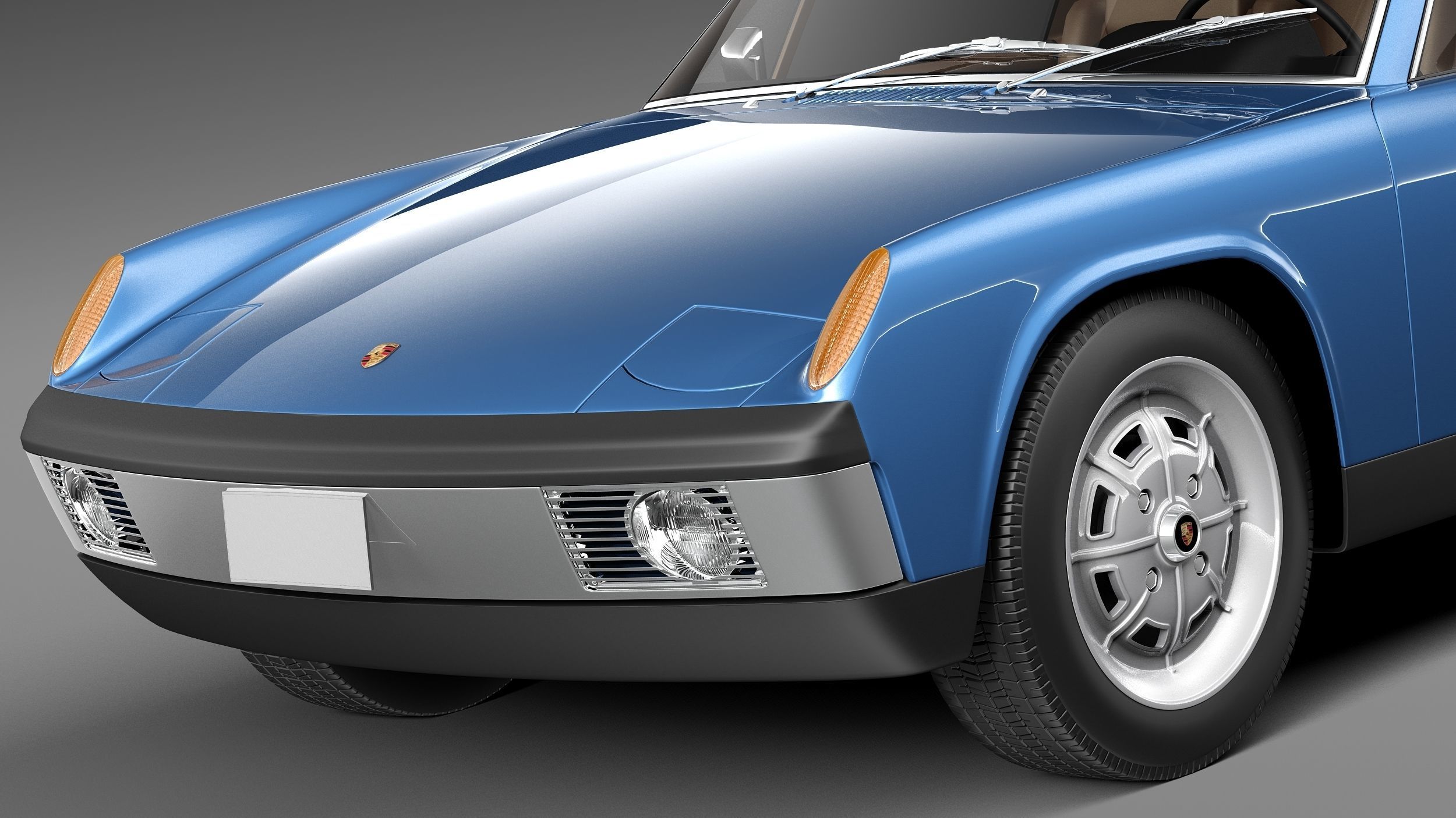 Porsche 914 1969-1976 3D model_2