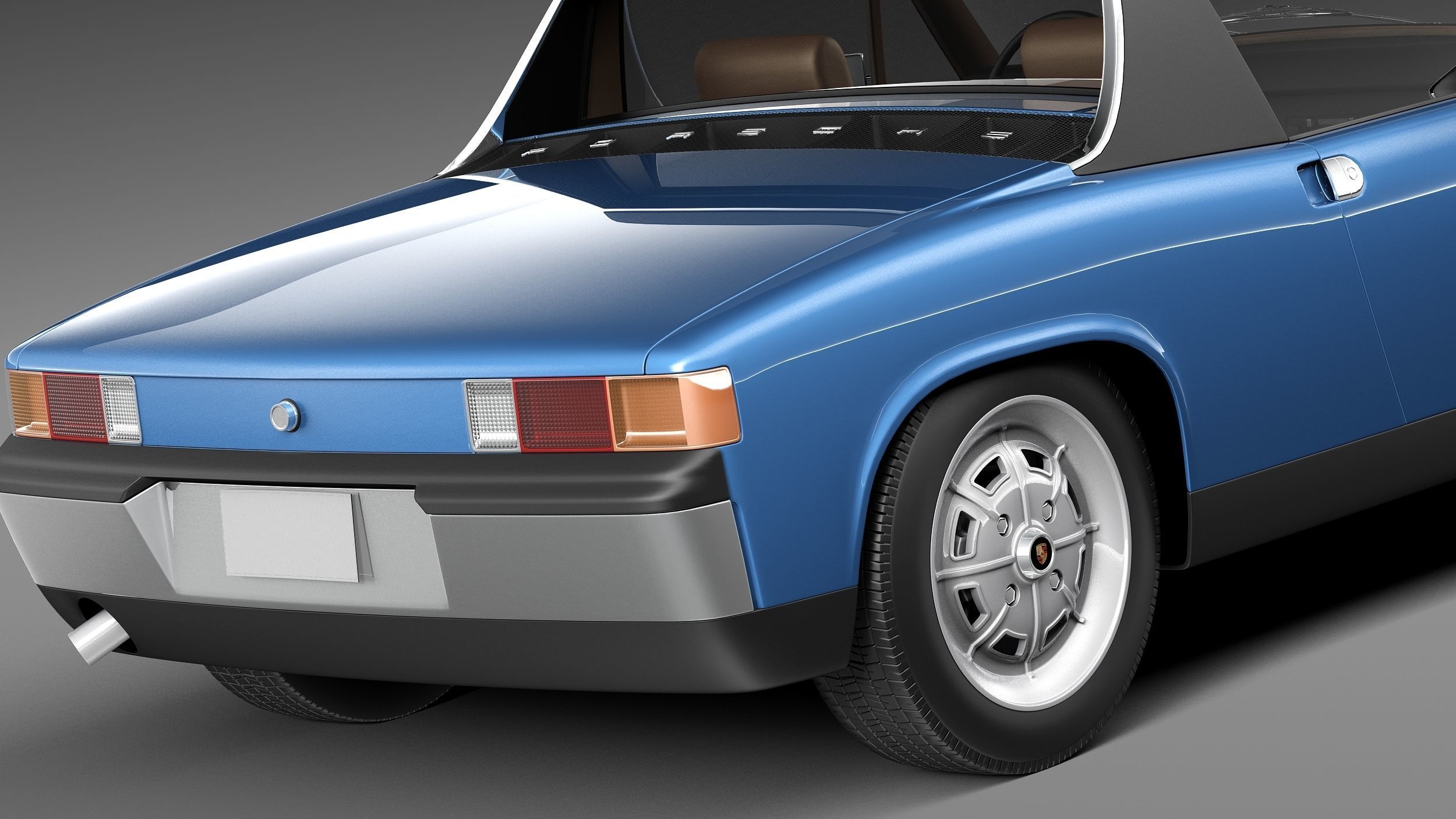 Porsche 914 1969-1976 3D model_3