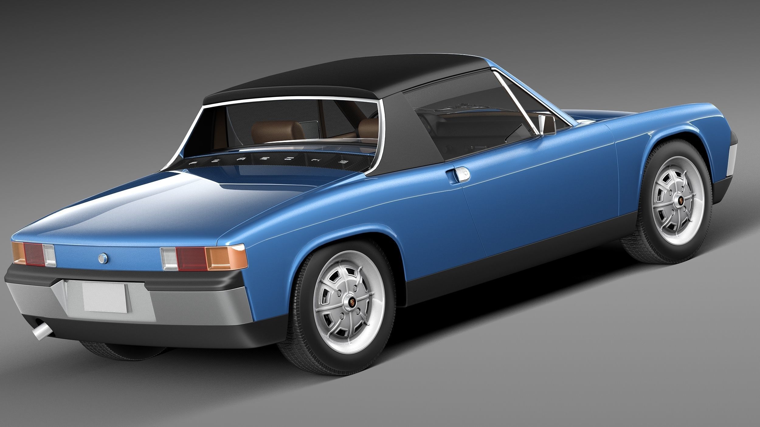 Porsche 914 1969-1976 3D model_4