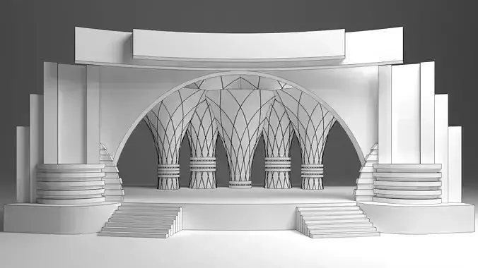 Modern Wedding Stage